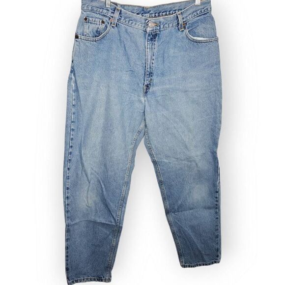 Levi's Y2K 550 Relaxed Fit Tapered Leg Jeans size 16 Miss Short - Picture 1 of 9